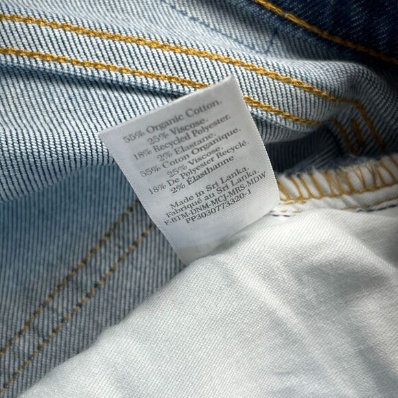 Everlane Jeans Womens Size 32 Mid Rise Skinny Medium Blue Stretch Denim - Picture 9 of 13